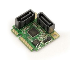 Mini PCIe Card - SATA 3.0 - 2 Ports - Mini PCI Express - Half Size picture