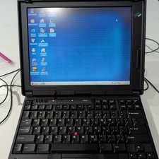 IBM ThinkPad 380ED Laptop Windows 98 Intel Pentium MMX 380ED 2635 RAM 32MB Works picture