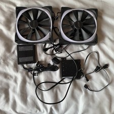 NZXT Aer RGB 2 140mm Fan Kit w/ RGB & 2 Fan Controllers Hue 2 PC Cooling picture