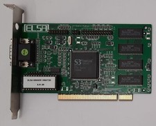 ELSA Winner 1000/T2D PCI Graphics Card (S3 Trio64V2/DX, 86C775, 2MB, Retro, 1997) picture