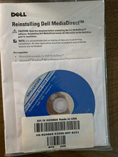NEW Dell MediaDirect 3.5 for XPS ReInstallation CD 0GN866 With Manual Sealed picture