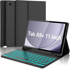 Keyboard Case for Galaxy Tab A9 plus 5G 11 Inch 2023 (SM-X210/X216/X218), 7 Colo picture
