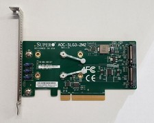 ✅ Supermicro AOC-SLG3-2M2 PCIe Add-On Card picture