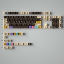 Afternoon Tea Doughnut Keycap 130 Keys Dye-sub PBT for Cherry MX Keyboard picture