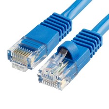 7FT Cat5e Ethernet Cable UTP LAN Network Patch Cord RJ45 Cat 5e Cable - Blue picture
