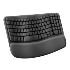 Logitech Wave Keys Ergonomic Wireless Keyboard with Memory Foam Palm Rest New OB picture