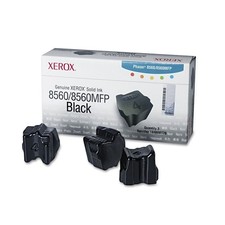 Genuine Xerox 108R00726 Black Solid Ink Stick 3-Pack, New Sealed Box, We Ship... picture
