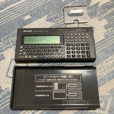 SHARP PC-G801 Pocket Computer with Cover BASIC Programming Untested picture