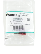 Panduit NetKey NK6X88MRD Cat6a RJ45 Keystone Punchdown Jack Module, Red ~STSI picture
