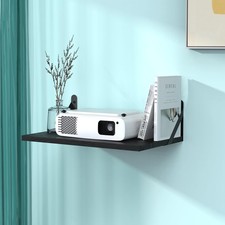 DAWASAPAT Projector Shelf,Projector Wall Mount Floating 1-Shelf, Black picture