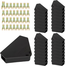 Mouse Station with Keys Black 32 Pack, Key Required Mouse Stations, Mice Station picture