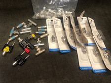 HUGE LOT BNC Terminator Adapter  50 ohm w/Links & Adapters picture