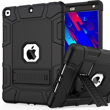 Case for iPad 10.2 Inch (9th/8th/7th Generation), Shockproof Rugged Case with Ki picture