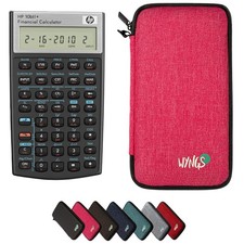 HP 10B II Plus/HP10BII+ Financial Scientific Calculator + WYNGS Protective Ca... picture