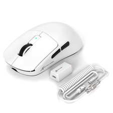 ATTACK SHARK R6 39g Lightweight Wireless Gaming Mouse  White picture