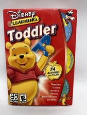 Disney Learning Toddler 3 CD PC/Mac 74 Activities Winnie Pooh Excellent picture