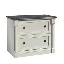 Lateral File Cabinet 2 Drawer Hanging Folders Glacier Oak 432728 Sauder Palladia picture