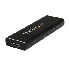 StarTech.com M.2 SSD Aluminum Enclosure to USB 3.0 (5Gbps) with UASP - Black ... picture