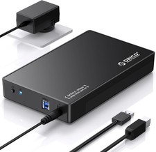 ORICO USB 3.0 External Hard Drive Enclosure for 3.5/2.5 Inch Black  picture