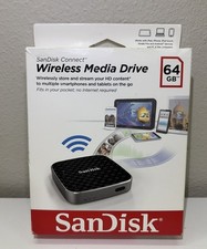 SanDisk Connect 64GB Wireless Media Drive  |  SDWS1-064G-A57 - NEW OPEN picture