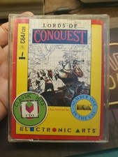 LORDS OF CONQUEST COMMODORE 64 ORIGINAL GAME CASSETTE C64 GAME ELECTRONIC ARTS picture