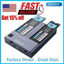 ORICO M.2 NVMe Cloner Dual-Bay NVMe Docking Station USB C to NVMe SSD Enclosure picture