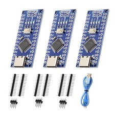 3PCS Nano V3.0 Board With Cable, ATmega328P, CH340G Chip 5V 16M, Microcontrol... picture