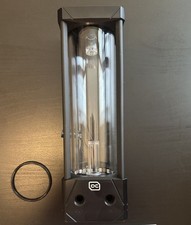 Alphacool Eisbecher Aurora D5 Acetal/Glass 250mm Reservoir 15379 aRGB Black picture