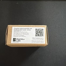 OEM Bambu Lab 0.4mm COMPLETE Hot End Assembly Hardened Steel P1 P1P P1S FAH001-P picture