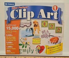 COSMI Print Perfect Clip Art 15,000+ Images Windows 98SE/Me/2000/XP - NEW 2005 picture