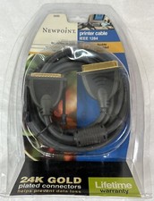 12 ft Printer Cable IEEE 1284 DB25 Male Centronics 36 Male 24K Gold Plated picture