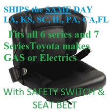 New Toyota Seat with Switch FORK LIFT FORK TRUCK FORKLIFT *FREE SHIPPING* NEW picture