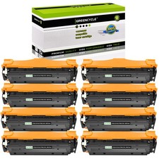 8PK CE410A BK Toner Fits For HP 305A LaserJet Pro 400 Color M451dn M451dw M475dw picture