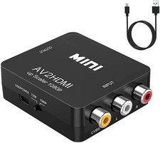 1080P RCA Composite CVBS AV to HDMI Video Audio Converter Box AV2HDMI Adapter picture