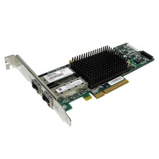 HP CN1100E Dual Port 10GbE FC SFP+ PCIe x8 CNA Card OCE11102 SP# 649108-001 FP picture