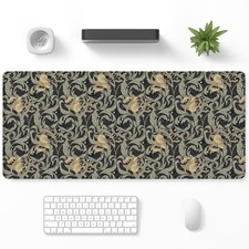 Niniubye Desk Mat Retro Floral Scroll 32x12 picture