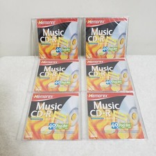 Memorex Music CD-R 700 MB 80 Minute, 40X  New Sealed (6 TOTAL) Recordable Slim picture