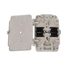 2 PCS 12 Core Flip Lid Fiber Optic Splice Tray Plastic Fusion Splicing A014C picture