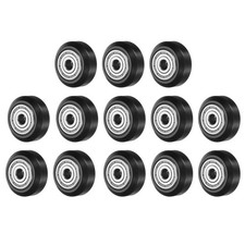 13Set 3D Printer POM Rollers High-Speed Gantry Wheels with 625ZZ Black picture