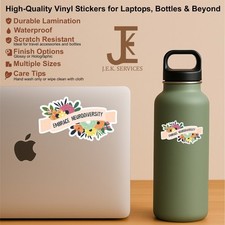 Embrace Neurodiversity Waterproof Sticker Decal for Water Bottles & Laptops picture