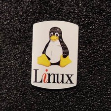 Linux Tux Label / Aufkleber / Sticker / Badge / Logo 1,9cm x 2,8cm [485] picture