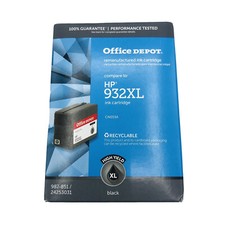 Office Depot Black Ink Cartridge 932XL For HP Printer Paint Toner picture