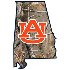 Auburn Tigers Realtree Camouflage Sticker/Magnet picture