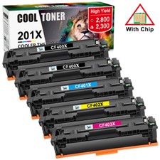 5x High Yield CF400X 201X Toner Compatible For HP Color Laser Jet Pro MFP M277dw picture