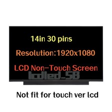 Led Lcd Screen For Dell Inspiron 5485 5488 5490 5493 Laptops 14