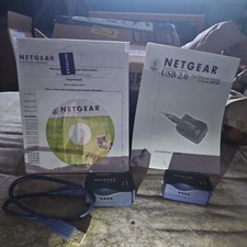Netgear FA120 USB 2.0 Fast Ethernet Adapter - Buy one get one free - Used picture