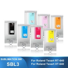1000ML SBL3 Dye‑Sublimation Ink Bag Designed for Roland RT‑640 XT‑640 Printers picture