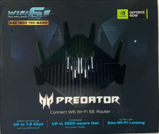 PREDATOR CONNECT W6  AX7800 Wi-Fi 6E Gaming Router Tri-Band Wi-Fi 802.11ax boxed picture