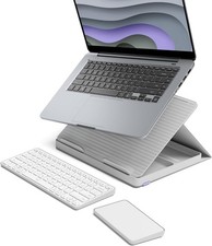 Logitech Casa Pop-Up Desk Nordic Calm Keyboard Touchpad Stand 920-011238 New picture