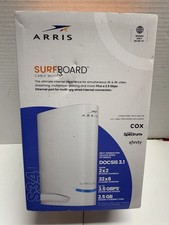 ARRIS SURFBOARD S34 DOCSIS 3.1 Multi-Gig Cable Modem, 2.5Gbps + 1Gbps Ethernet picture